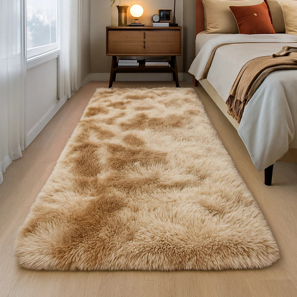 tapete passadeira 2x0.60, passadeira felpuda, tapete beira de cama, tapete peludo corredor, passadeira sala corredor, tapete antiderrapante peludo, tapete confortável quarto, tapete longo corredor, tapete felpudo bege, passadeira premium peluda