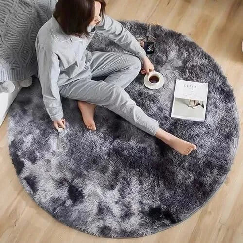 tapete redondo 1m, tapete peludo redondo, tapete sala redondo, tapete quarto redondo, tapete 4cm felpudo, tapete antiderrapante redondo, tapete cinza redondo, tapete moderno redondo, tapete fofinho redondo, tapete decorativo 1 metro