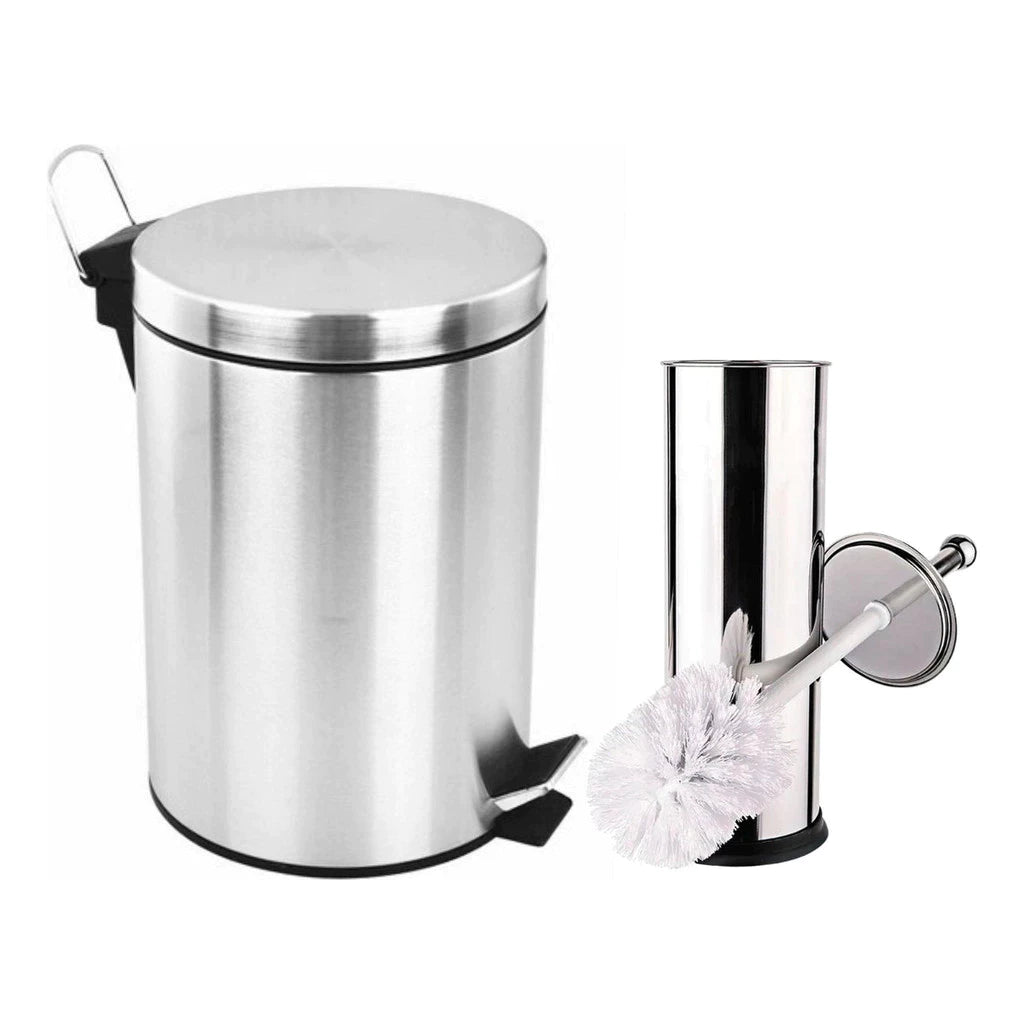 kit banheiro inox, lixeira inox banheiro, escova sanitaria inox, kit banheiro luxo, lixeira 3l inox, acessorios banheiro inox, kit lavabo inox, banheiro moderno, banheiro sofisticado, lixeira com pedal inox, kit higiene banheiro
