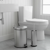 kit banheiro inox, lixeira inox banheiro, escova sanitaria inox, kit banheiro luxo, lixeira 3l inox, acessorios banheiro inox, kit lavabo inox, banheiro moderno, banheiro sofisticado, lixeira com pedal inox, kit higiene banheiro
